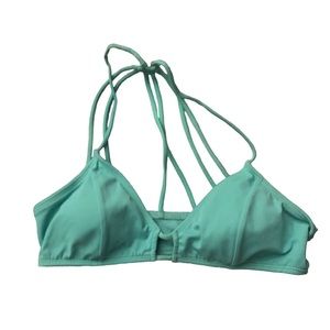 Turquoise swim top Size M